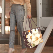 Load image into Gallery viewer, Florals Clover Canvas Tote Bag (Model 1661)
