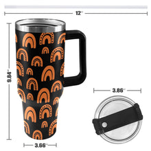 Load image into Gallery viewer, Orange 1 40oz Tumbler with Black Handle
