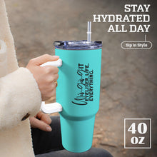 Load image into Gallery viewer, Winging It 40oz Tumbler with White Handle
