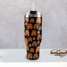 Load image into Gallery viewer, Orange 1 40oz Tumbler with Black Handle
