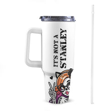 Load image into Gallery viewer, It&#39;s Not a Stanley 40oz Tumbler with White Handle
