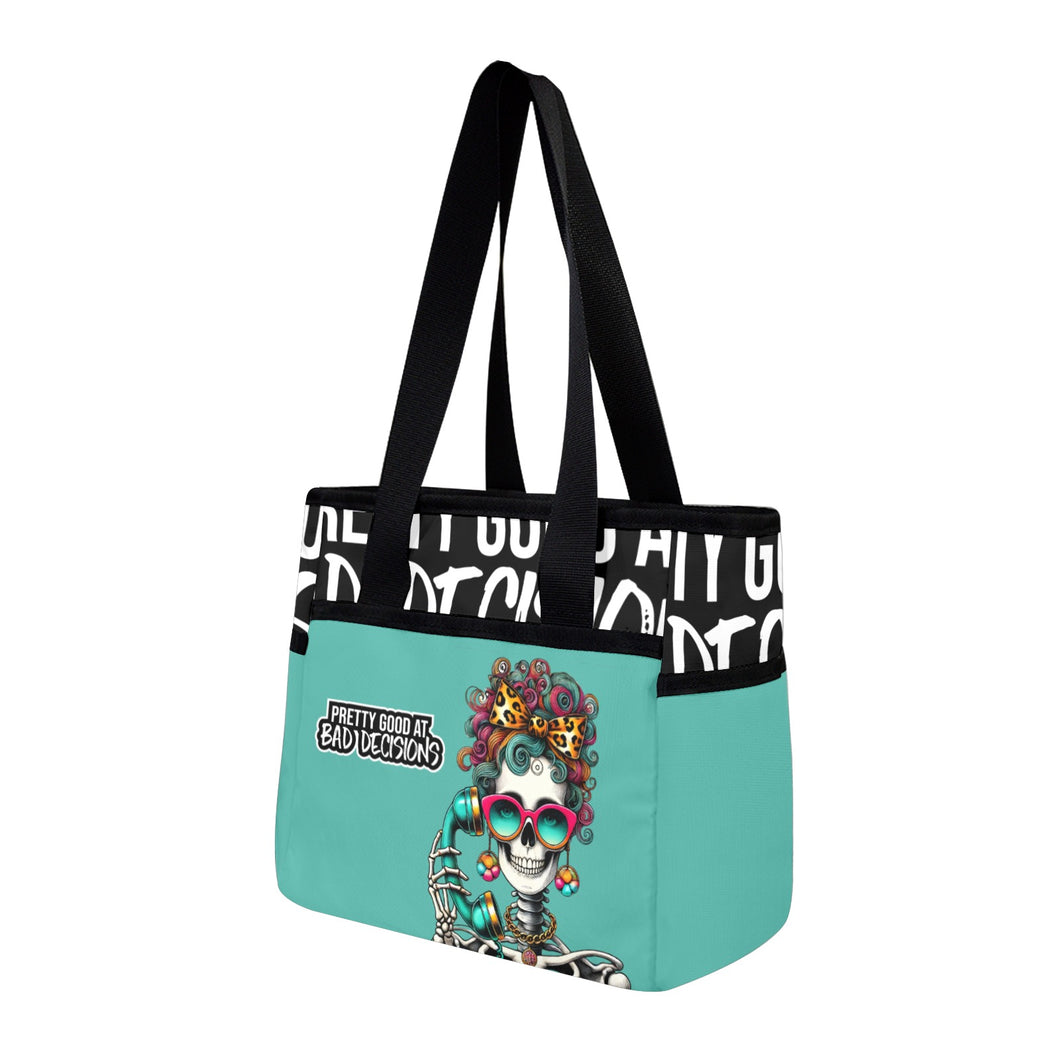 Bad Decision Large Capacity Tote Bag-Small (Model 1738)