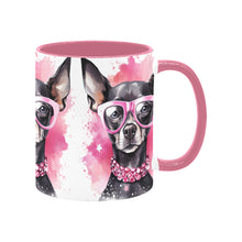 Load image into Gallery viewer, Cool Doggo Pink Inner Color Mug (11oz)
