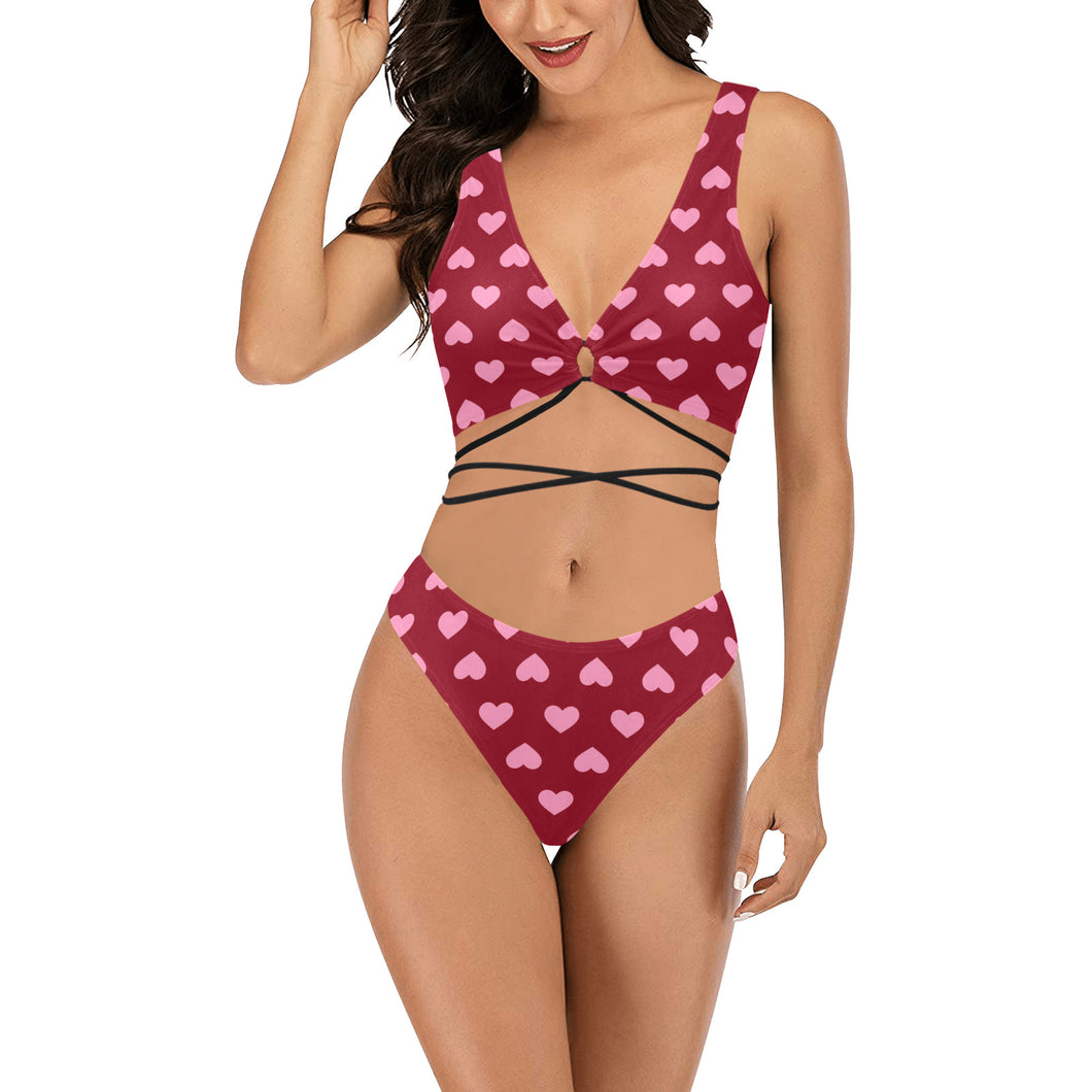 Love Cross String Bikini Set (Model S29)