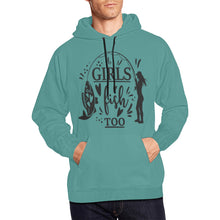 Load image into Gallery viewer, Girl Fish All Over Print Hoodie for unisex (USA Size) (Model H13)
