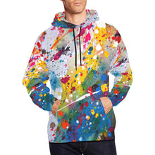 Load image into Gallery viewer, Paint All Over Print Hoodie for Unisex  (USA Size) (Model H13)
