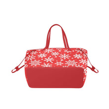 Load image into Gallery viewer, Snow Clover Canvas Tote Bag (Model 1661)
