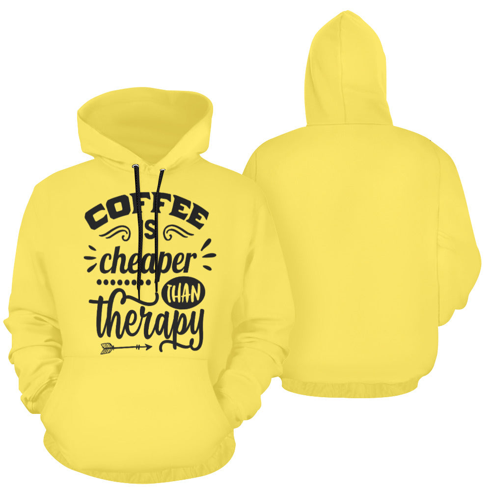 Coffee is cheaper 2 All Over Print Hoodie for Unisex (USA Size) (Model H13)