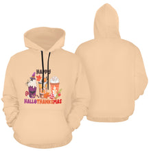 Load image into Gallery viewer, Hallothanksmas All Over Print Hoodie Unisex (USA Size) (Model H13)
