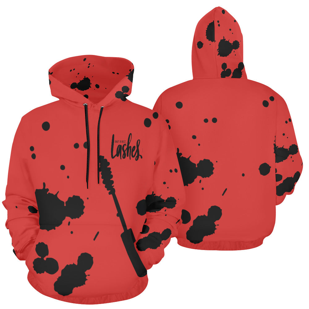 Lashes First All Over Print Hoodie for unisex (USA Size) (Model H13)