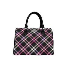 Load image into Gallery viewer, Pink Plaid Boston Handbag (Model 1621)
