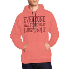 Load image into Gallery viewer, Everyone was thinking it 3 All Over Print Hoodie for Unisex (USA Size) (Model H13)
