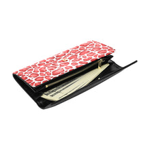 Load image into Gallery viewer, Red Red Red Women&#39;s Flap Wallet (Model 1707)
