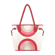 Load image into Gallery viewer, Red Rainbow Clover Canvas Tote Bag (Model 1661)
