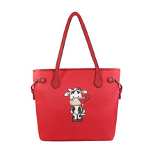 Load image into Gallery viewer, Moozer Clover Canvas Tote Bag (Model 1661)
