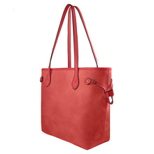 Load image into Gallery viewer, Worn Red Clover Canvas Tote Bag (Model 1661)
