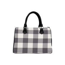 Load image into Gallery viewer, BLK Plaid Boston Handbag (Model 1621)
