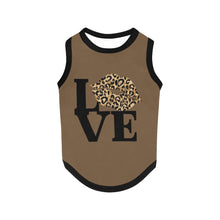 Load image into Gallery viewer, Love-cheetah print lips All Over Print Pet Tank Top
