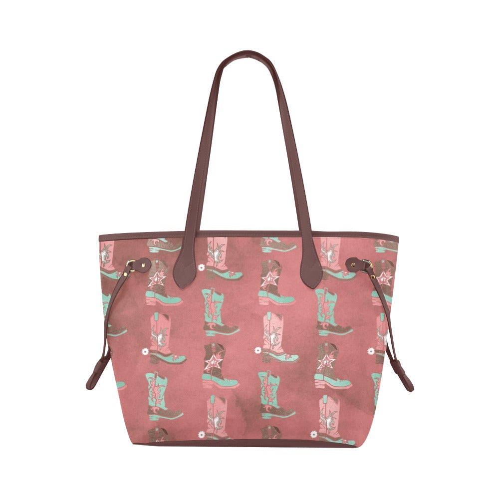 Country Clover Canvas Tote Bag (Model 1661)