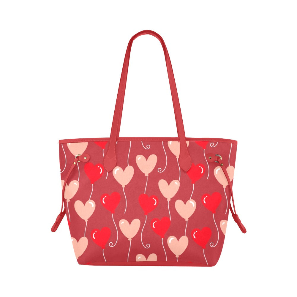 Love Balloons Clover Canvas Tote Bag (Model 1661)