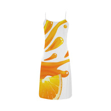 Load image into Gallery viewer, OIUG6U0 Orange Alcestis Slip Dress (Model D05)
