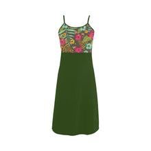 Load image into Gallery viewer, Illustration07 flowers Alcestis Slip Dress (Model D05)
