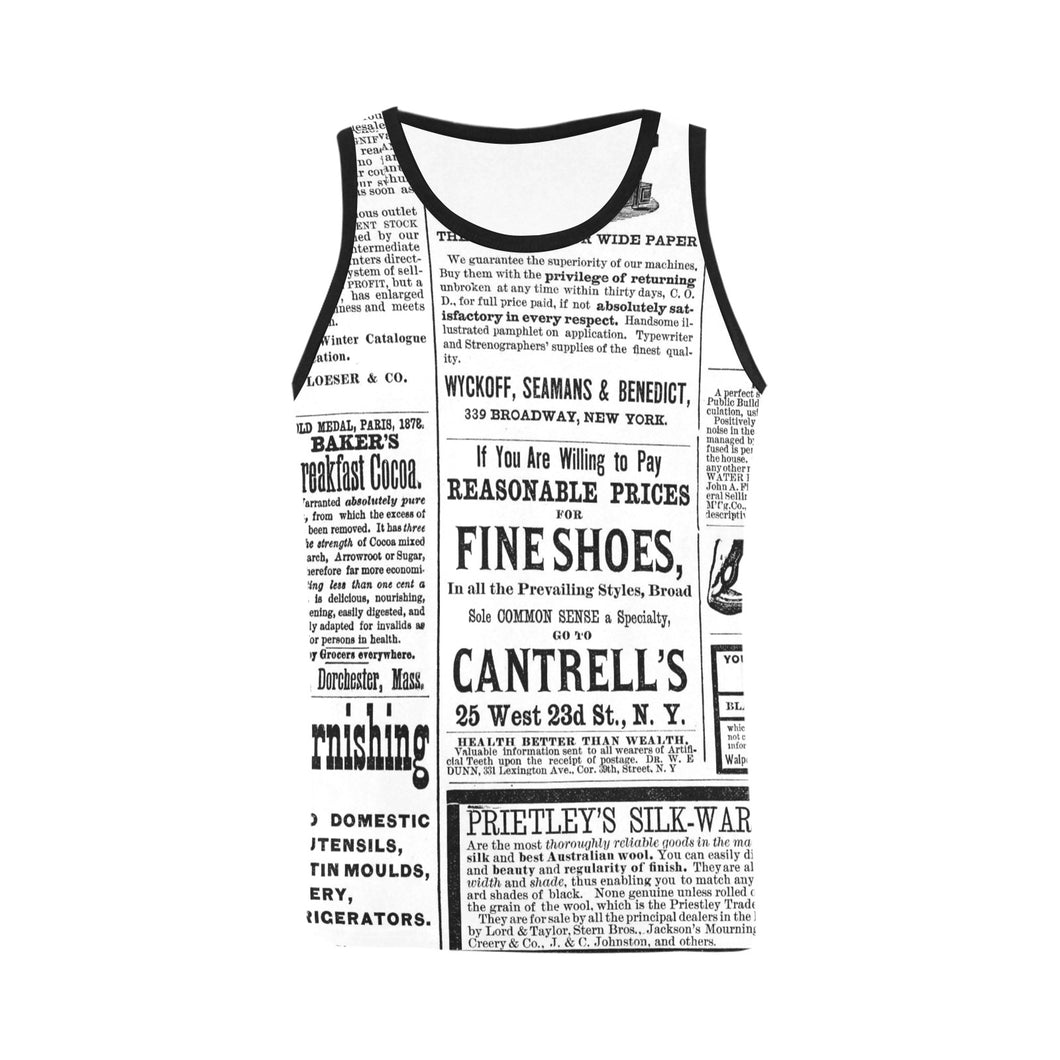 Be The News All Over Print Tank Top for Men's Cut (Model T43)