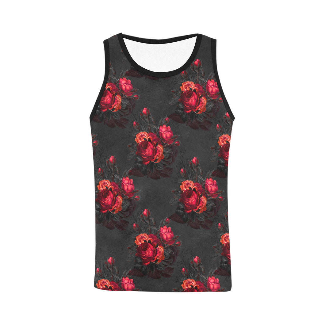 Flowerz All Over Print Tank Top for Men's  (Model T43)