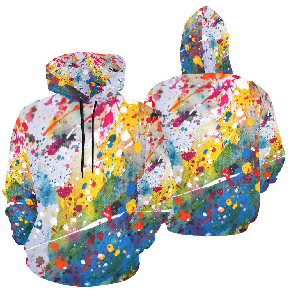 Paint All Over Print Hoodie for Unisex  (USA Size) (Model H13)