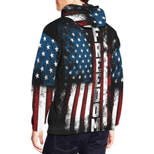 Load image into Gallery viewer, Freedom All Over Print Hoodie for unisex (USA Size) (Model H13)
