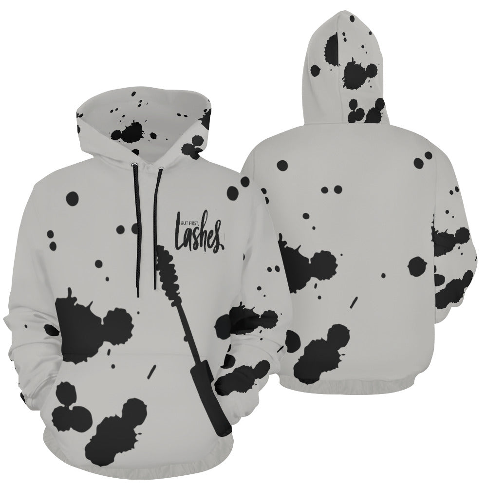 Lashes First All Over Print Hoodie for unisex (USA Size) (Model H13)