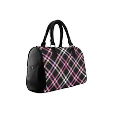 Load image into Gallery viewer, Pink Plaid Boston Handbag (Model 1621)
