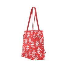 Load image into Gallery viewer, Snow Clover Canvas Tote Bag (Model 1661)
