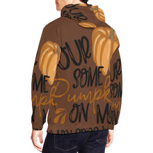 Load image into Gallery viewer, Brown- PourSomePumpkinOnMe All Over BBB Print Hoodie for Unisex (USA Size) (Model H13)
