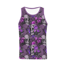 Load image into Gallery viewer, Purple Skullz All Over Print Tank Top for Men&#39;s Cut (Model T43)
