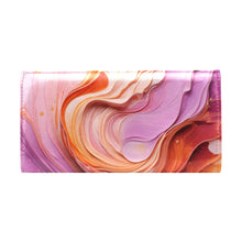 Load image into Gallery viewer, Painted Women&#39;s Flap Wallet (Model 1707)
