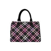 Load image into Gallery viewer, Pink Plaid Boston Handbag (Model 1621)
