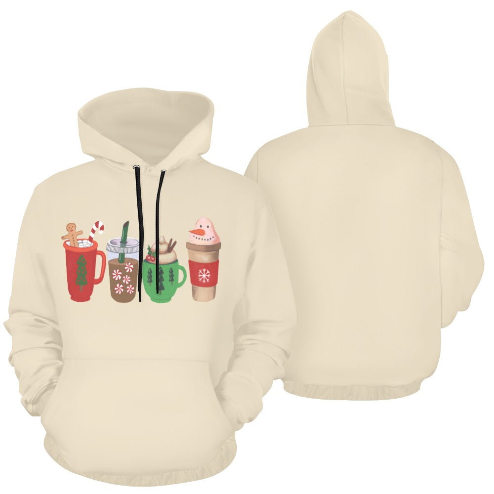 HO HO HO Drink All Over Print Hoodie Unisex USA Size) (Model H13)