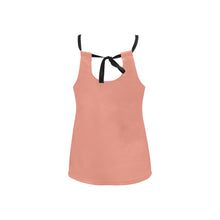 Load image into Gallery viewer, Leaves Pink Loose Fit Halter Neck Top (Model T68)
