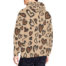 Load image into Gallery viewer, Leopard All Over Print Hoodie for unisex (USA Size) (Model H13)
