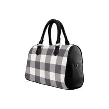 Load image into Gallery viewer, BLK Plaid Boston Handbag (Model 1621)
