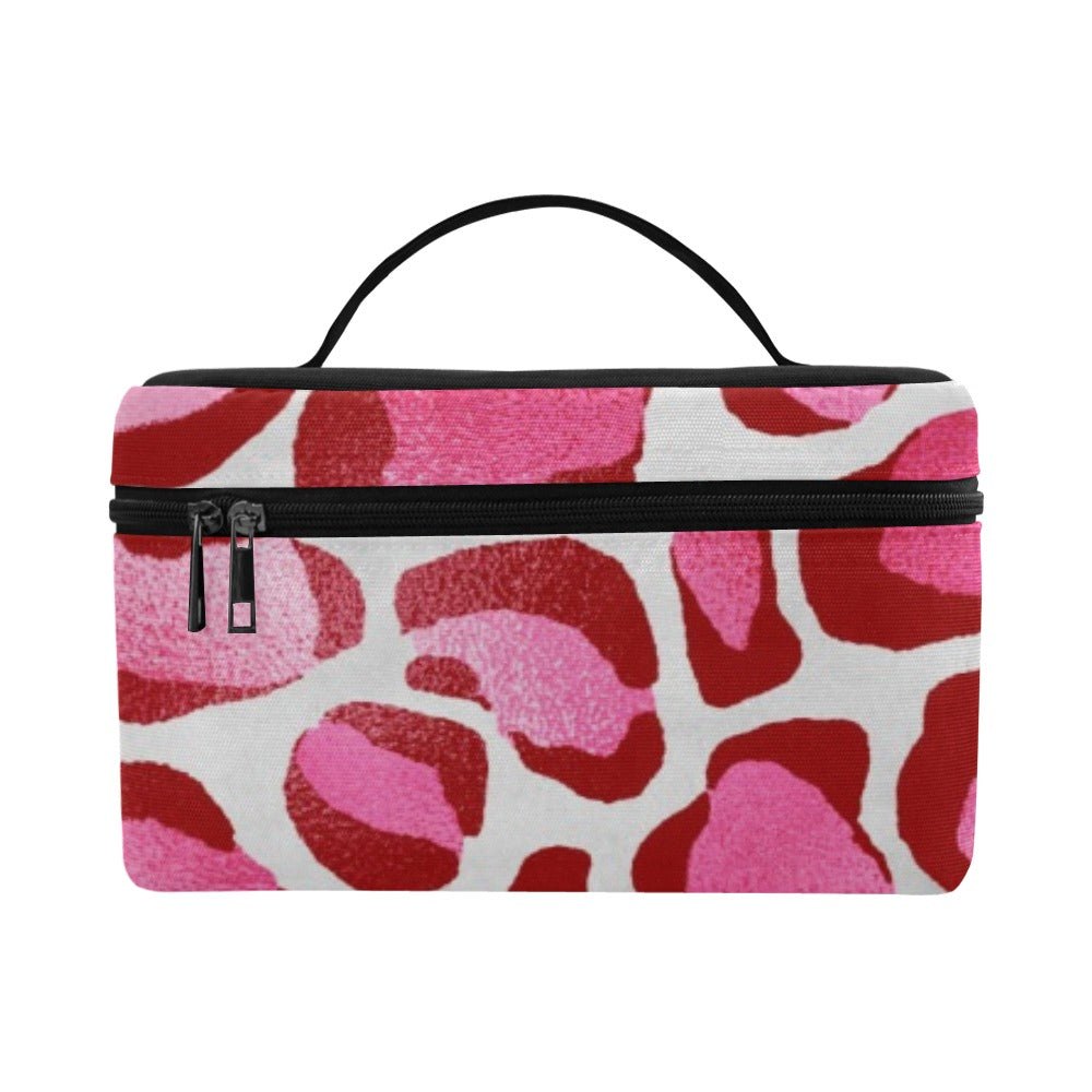 Wild Red Cosmetic Bag/Large (Model 1658)