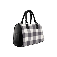 Load image into Gallery viewer, BLK Plaid Boston Handbag (Model 1621)
