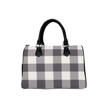 Load image into Gallery viewer, BLK Plaid Boston Handbag (Model 1621)
