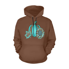 Load image into Gallery viewer, Blue Lep All Over Print Hoodie for  Unisex (USA Size) (Model H13)
