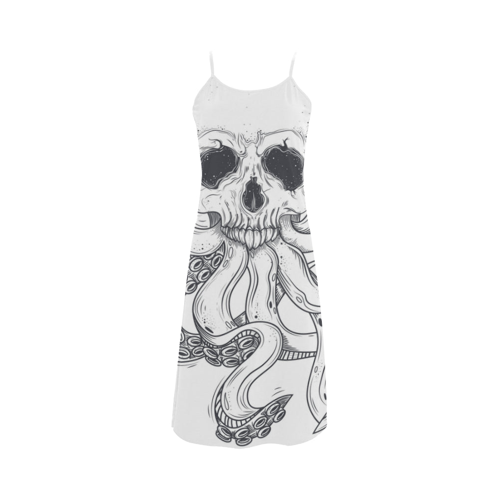 565 Skull oct Alcestis Slip Dress (Model D05)