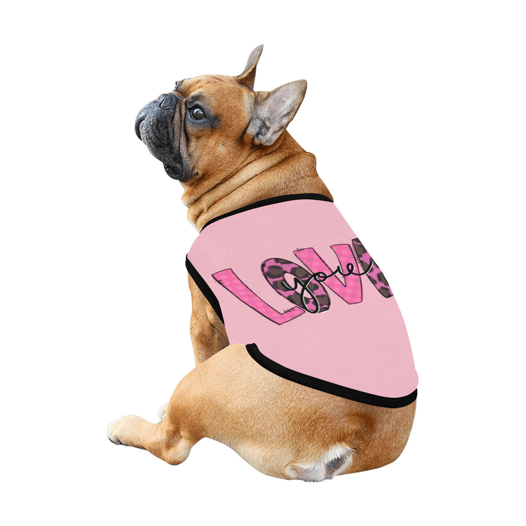 LoveYouPink All Over Print Pet Tank Top