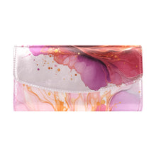 Load image into Gallery viewer, Painted Women&#39;s Flap Wallet (Model 1707)
