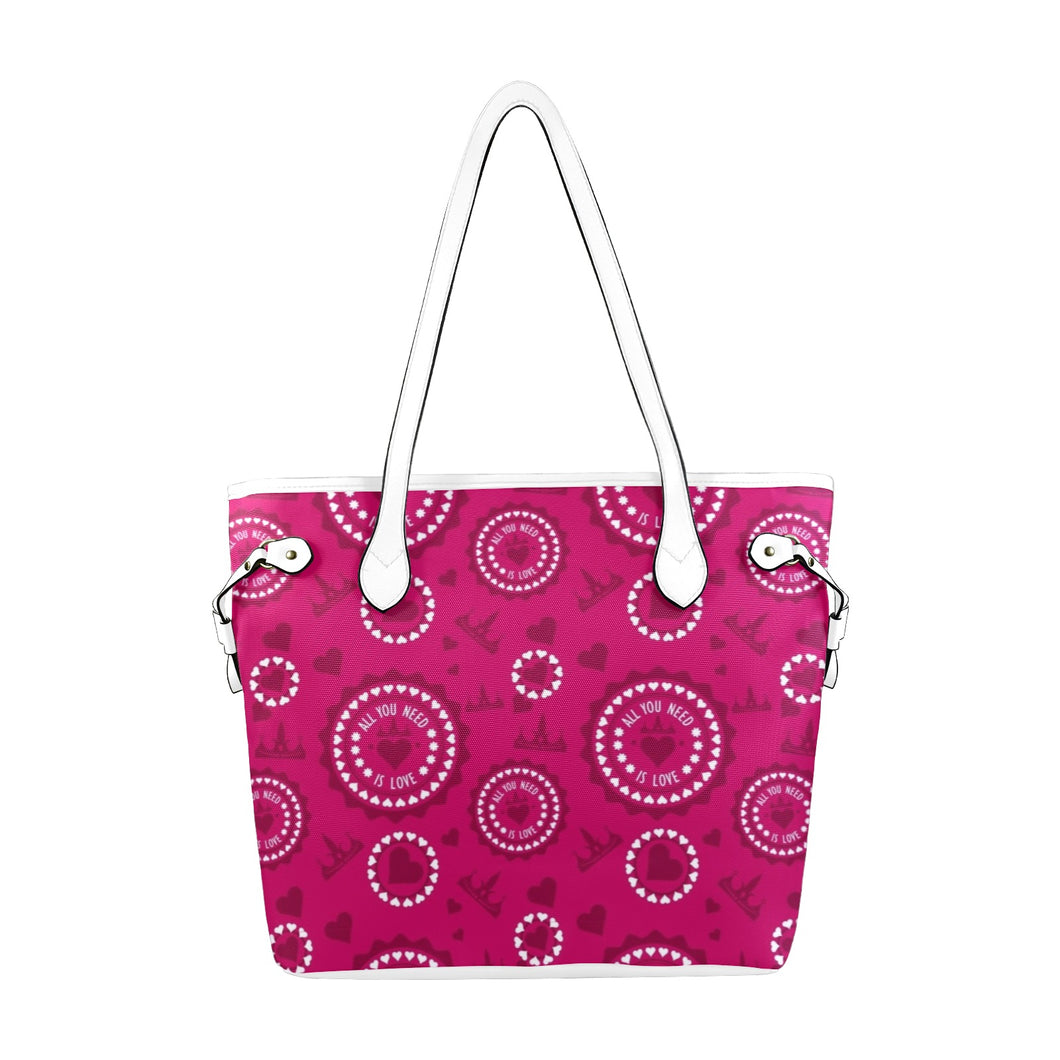 Cute Love Clover Canvas Tote Bag (Model 1661)