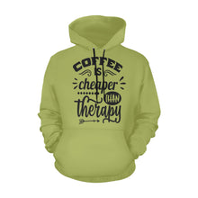 Load image into Gallery viewer, Coffee is cheaper All Over Print Hoodie for Unisex (USA Size) (Model H13)
